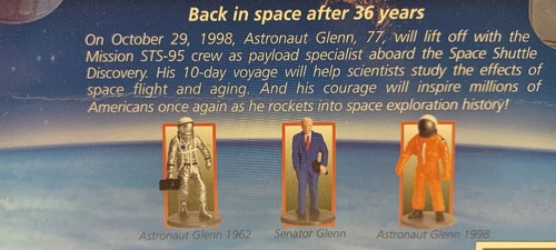 Hot Wheels Action Pack John Glenn Commemorating NASA Mission STS-95 New In Box - Picture 11 of 15