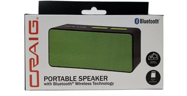 craig portable bluetooth speaker