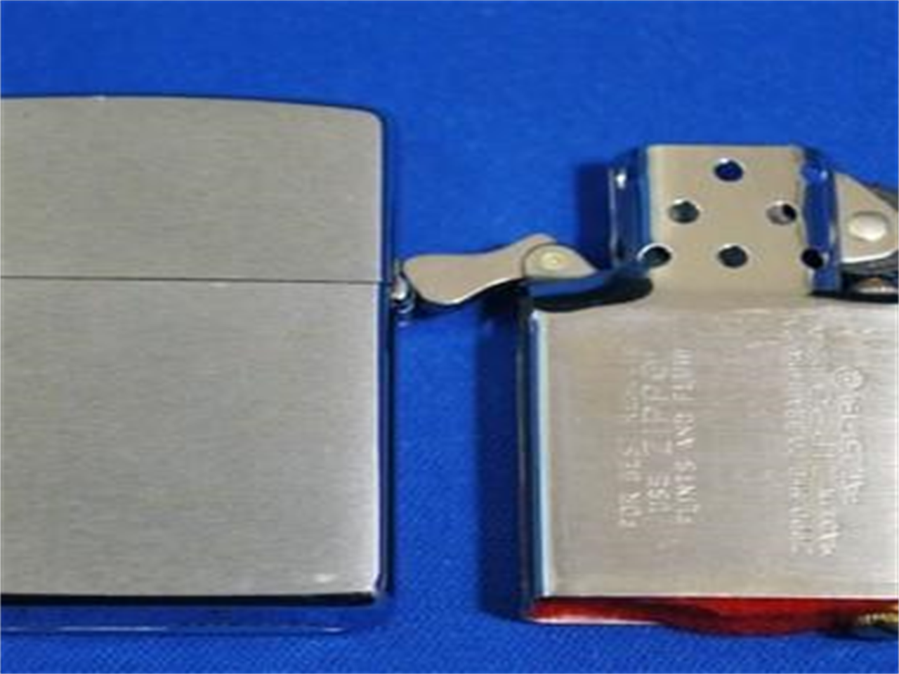 Japan Zippo Oil Lighter Red felt made in 1966 eBay