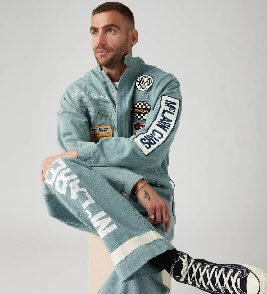 リーバイス×マクラーレン　レーシングスーツLサイズ Levi's® とMcLaren Racing（マクラーレン・レーシング） が