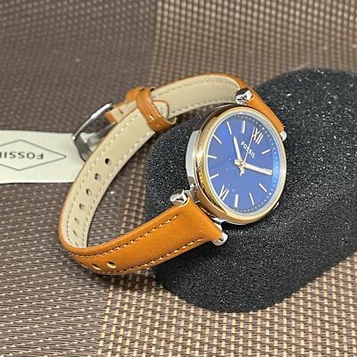 COPY - CLASSIC MINUTE THREE-HAND TAN LEATHER WATCH Color, class, and a touch of gold. Carraway Three-Hand  main image 4
