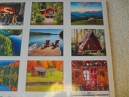 *NEU* CABIN LIFE 2021 18 MONATE WANDKALENDER NOCH VERSIEGELT 10,5" X 13" - Bild 10 von 10