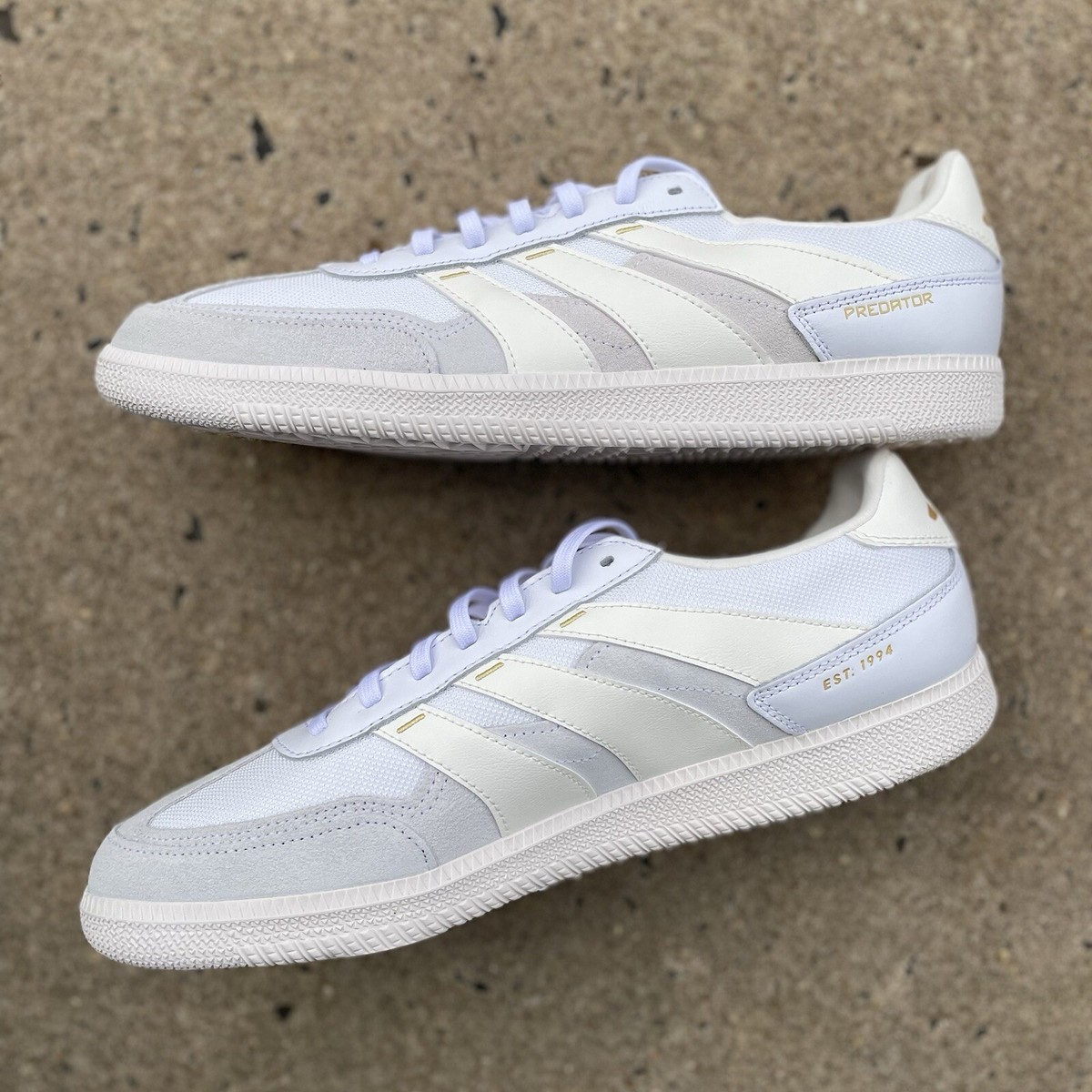 Adidas Predator Freestyle Men's Soccer Shoes White Sneakers Indoor