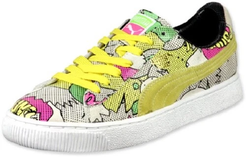 SNEAKERS PUMA BASKET 68 DOPE COMICS STAMPA MULTICOLORE SCARPE UOMO TAGLIA 10 5 NUOVE