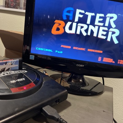 After Burner II 2 (Sega Genesis, 1990) CIB Complete w/ Manual