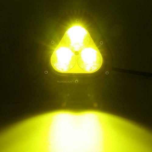 AUXBEAM 4"INCH 70W Amber LED Pods Work Light Bar Spot Driving Fog Lamp For Jeep - Picture 10 of 12