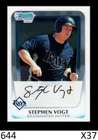 1-2011 BOWMAN CHROME PROSPECTS STEPHEN VOGT BREWERS QTY AVAILABLE
