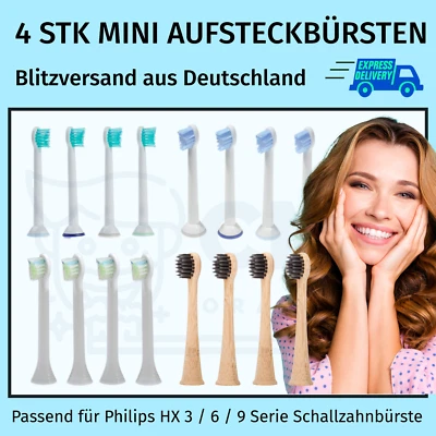 CMH 4 MINI Ersatzbürsten für Philips Sonicare Aufsteckbürsten - Modellauswahl