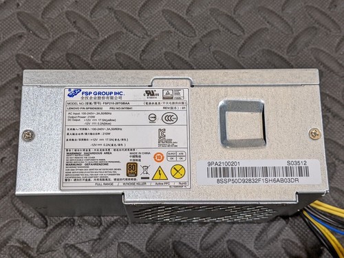 Lenovo ThinkCentre Power Supply FSP Group Inc. FSP210-20TGBAA 54Y8941