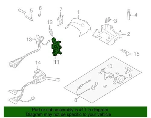 Genuine GM 1995-2005 Buick Pontiac Ignition Lock Housing Control Module 26036474 - Image 2 of 2