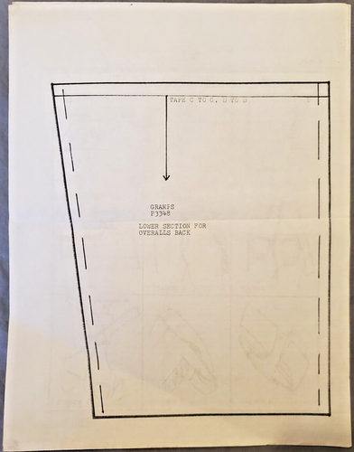 Connie Lee Finchum Doll Pattern P3348 Gramps Fits 33" Dolls Overalls Shirt Sew - Picture 5 of 14