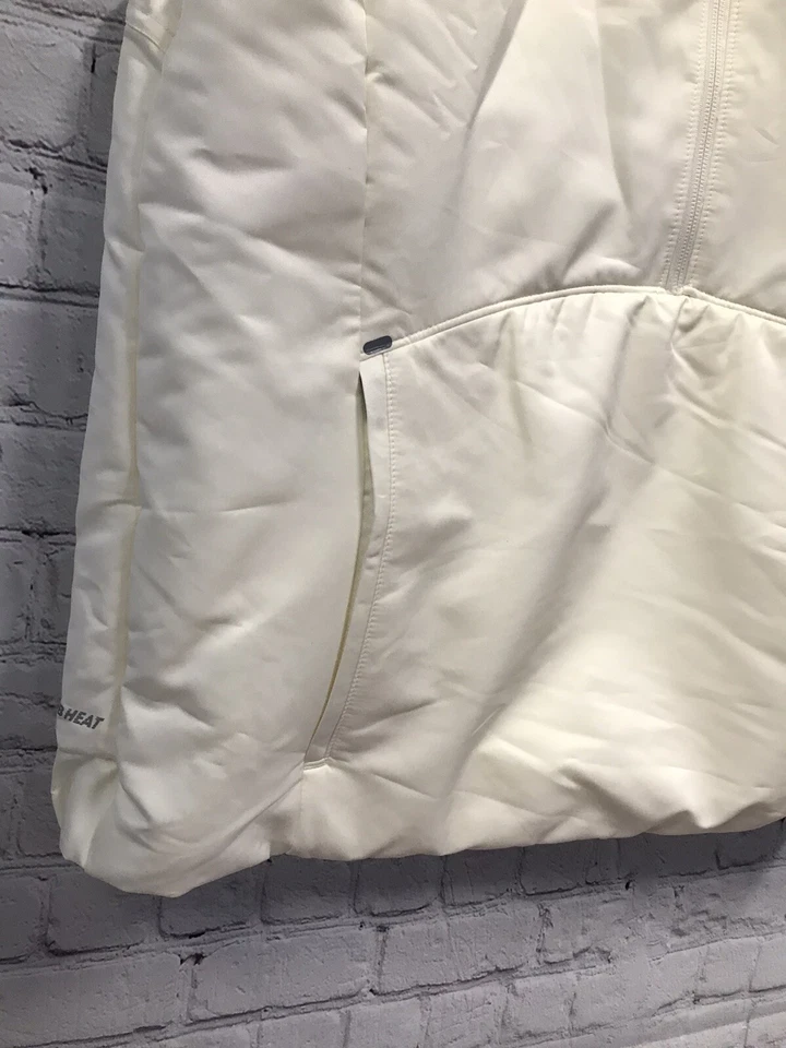 New Balance Womens XL Radant Heat Halfzip Off-White Sleeveless Jacket - Image 4 of 4