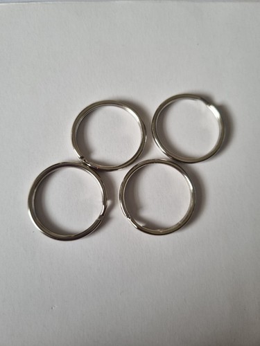 10 X 25mm Metal Split Keyring, Keyring Blanks For Diy Craft Projects - Picture 2 of 2