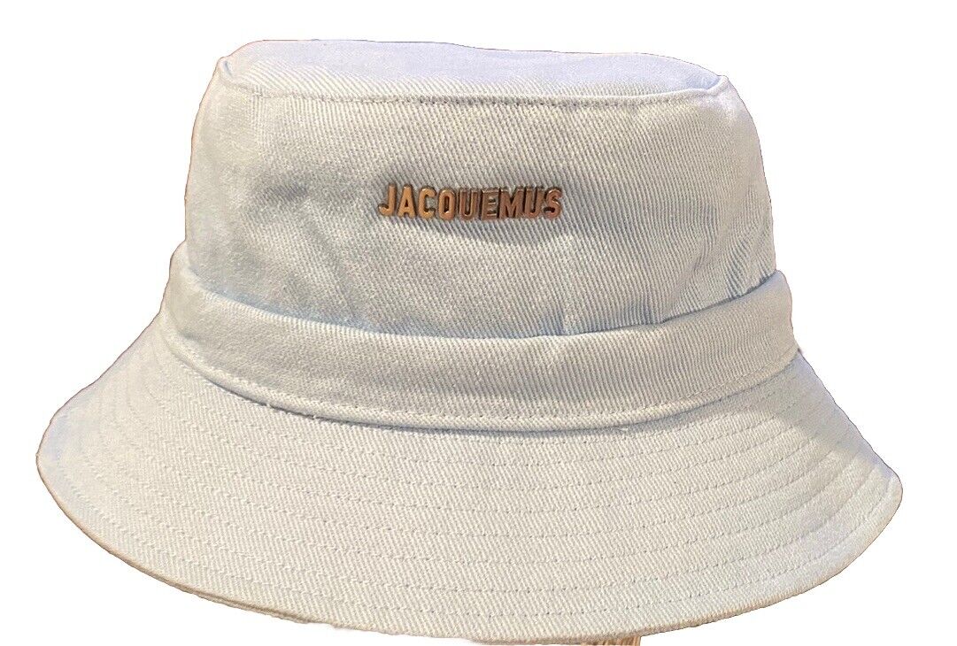 Jacquemus Le Bob Gadjo Chouchou Bucket Hat 56 Light Blue Jacquemus Le Bob Gadjo Chouchou Bucket Hat 56 Light Blue