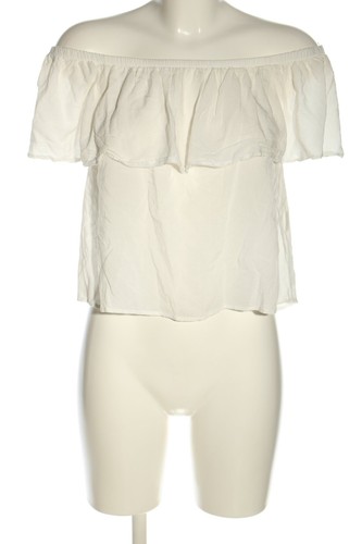 MNG Haut tricotés Dames Top T EU 40 blanc style décontracté