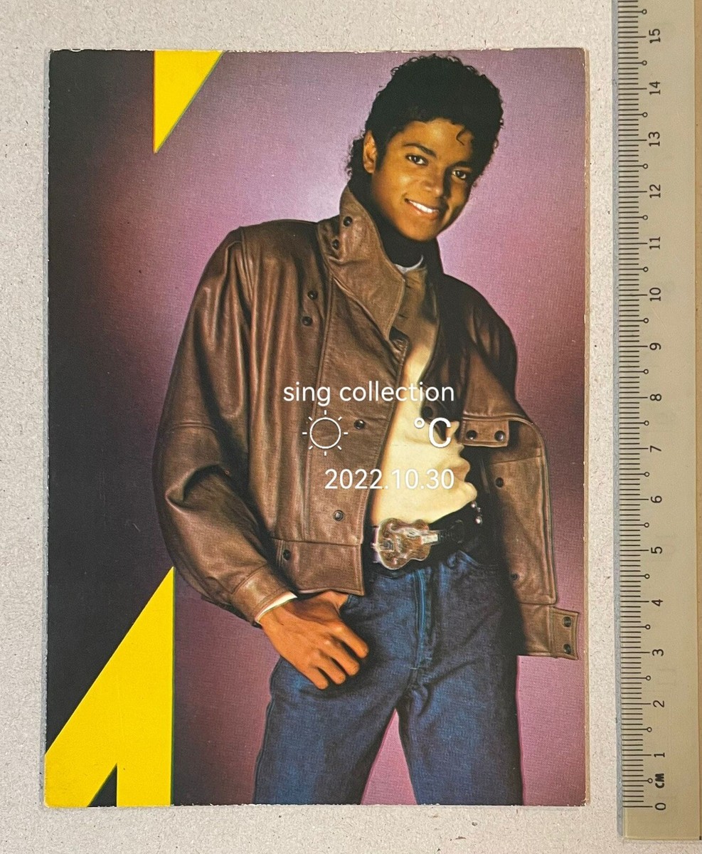 vintage Michael Jackson American Singer postcard printed in France