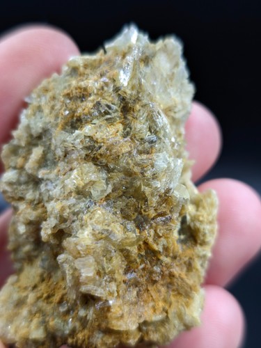 Unique Gypsum Crystal Cluster -White,Gray,Yellow, 31g, 56x35mm, Found in Ukraine - Picture 8 of 8