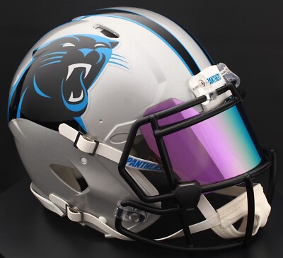 CAROLINA PANTHERS NFL Riddell Speed Full Size AUTHENTIC Football Helmet