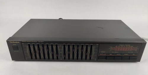 Vintage Technics SH-8027 Seven Band Graphic Equalizer made in Japan