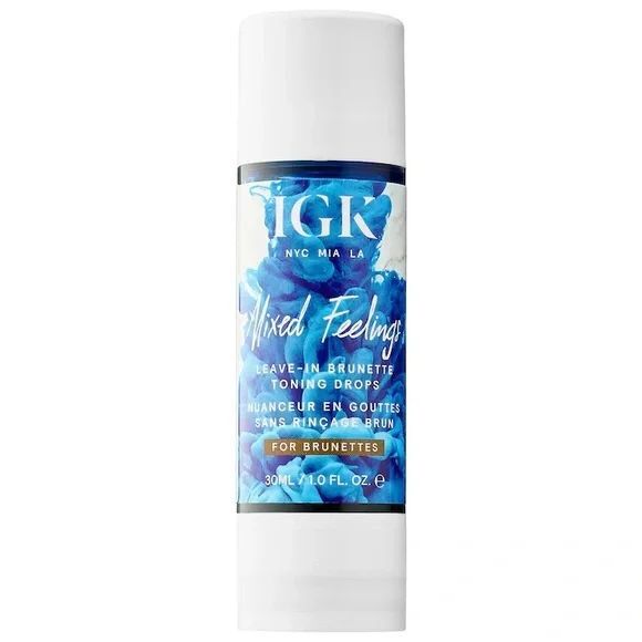 Тонирующие капли IGK Mixed Feeling Brunette Blue, 1 унция
