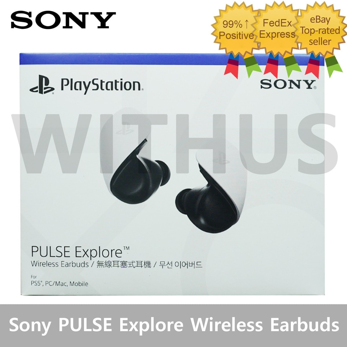 Sony PULSE Explore Wireless Earbuds White PlayStation 5