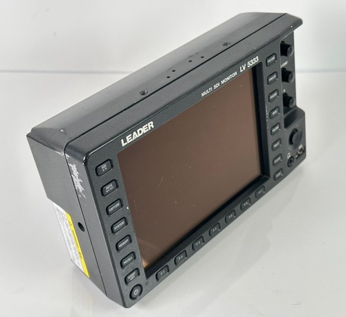 Leader LV5333 6.5" Multi SDI Waveform Monitor for 3G/HD/SD-SDI Signals - Picture 7 of 15