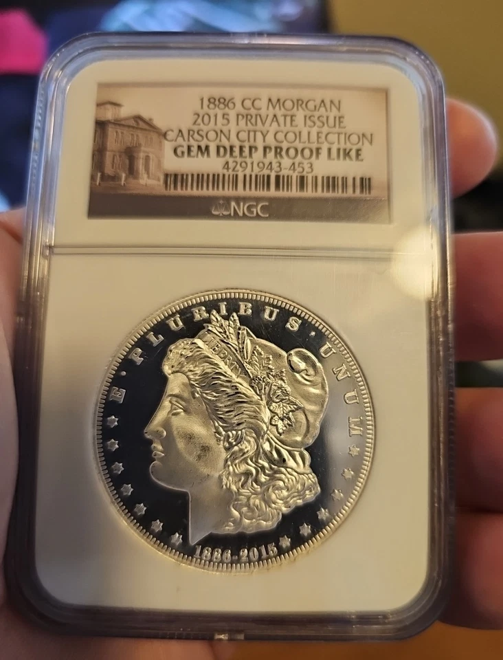 1886 CC Morgan 2015 Private Carson City Collection NGC GEM Deep Proof Like - Image 2 of 4