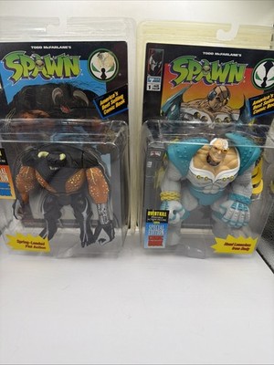 Todd Toys Spawn Tremor Overtkill NOS 1994 Plastic Dmg With Comic Books