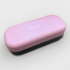 Kate Spade Hard Clamshell Eyeglasses Sunglasses Case Pink Green Medium