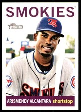 Arismendy Alcantara 2013 Topps Heritage M/L #56 Tennessee Smokies MLB READ