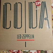 Led Zeppelin Coda OG 1982 LP 1st Press Atlantic Allied Press 90051-1 EX/VG+