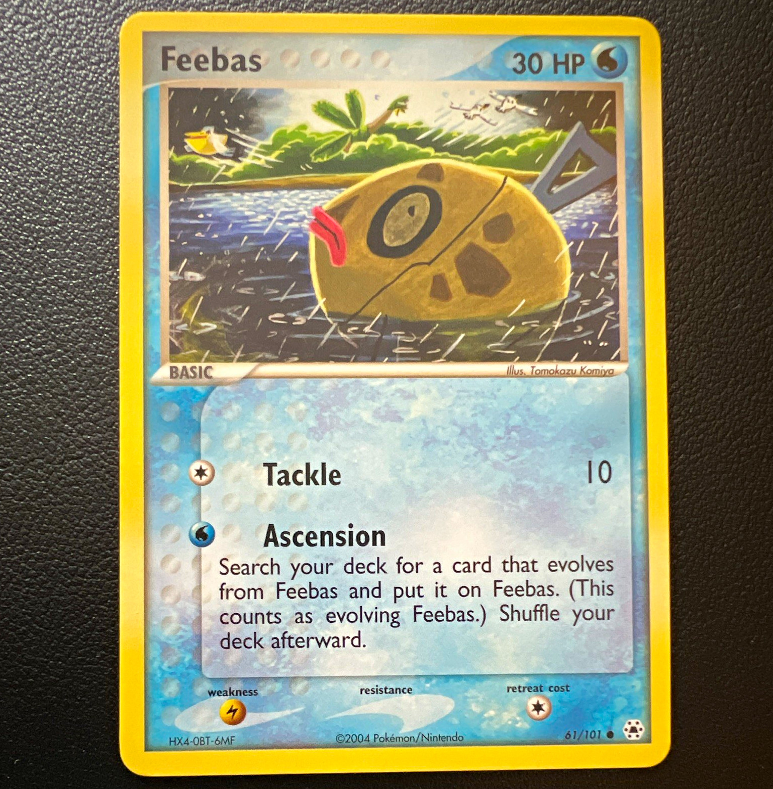 Feebas 61/101 EX Hidden Legends Basic 30 HP Common Regular English 2004