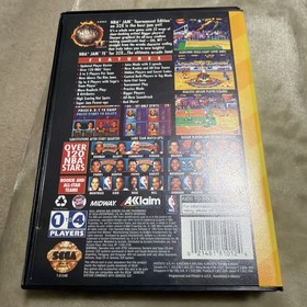 NBA Jam T.E. (Sega 32X) CIB, Tested & Working