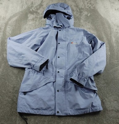Berghaus Jacket Womens UK 14 Lavender Purple Rain Coat Hiking Gorpcore Hood