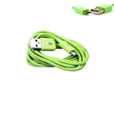 50X 6FT MICRO USB DATA SYNC CHARGER CABLE GREEN DROID HTC EVO ONE NEXUS KINDLE
