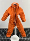 1960s GI Joe Air Adventure Team Orange Pilot Jumpsuit Doll Outfit VTG Hong Kong