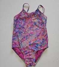 EUC Youths Girls Speedo One Piece Swimsuit- Silicone Grippers - M 11-12 Yrs