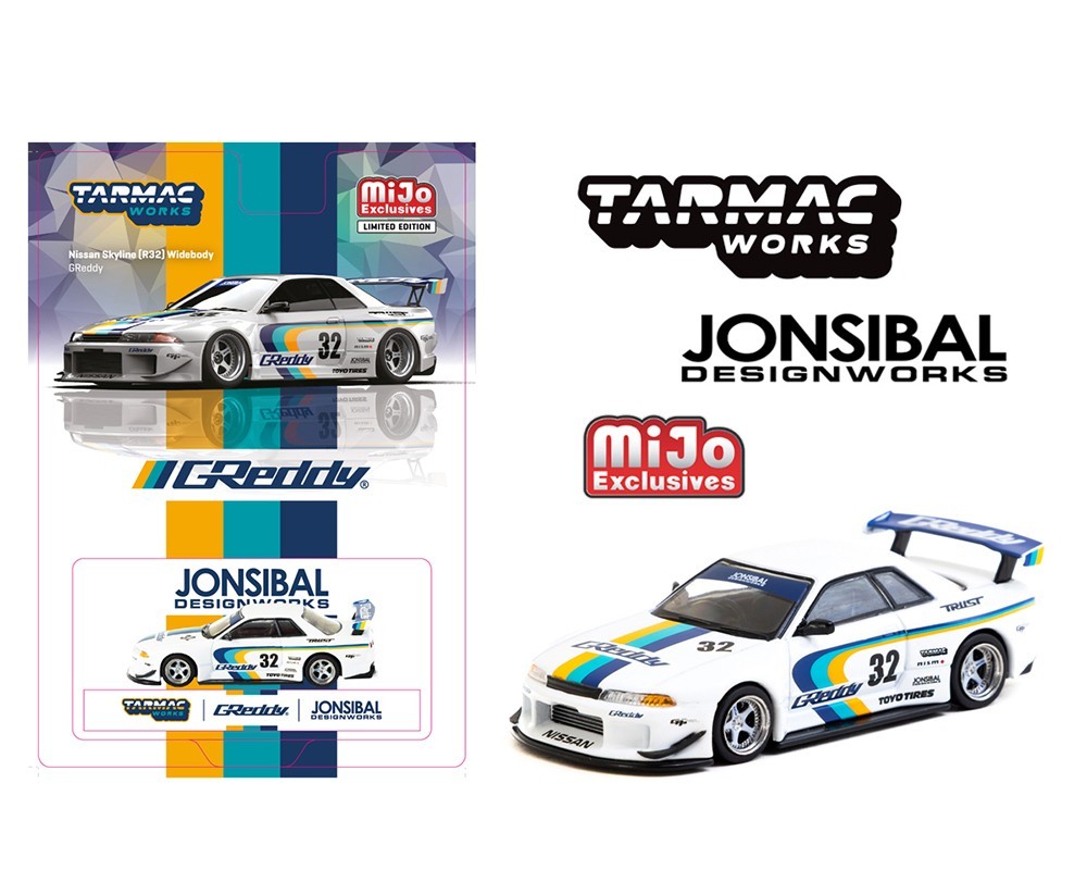 チェイス Tarmac Works GRedy R32GTR 1/64 s-l1200.jpg