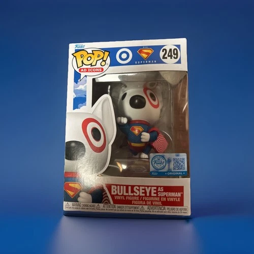 Funko Pop Ad Icons Target Bullseye Superman Figure #249 New Target Exclusive