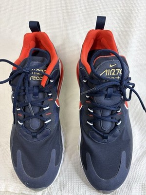Air Max 270 React USA Olympic Navy Blue Red White CT1280-400 EUC - Sz 9