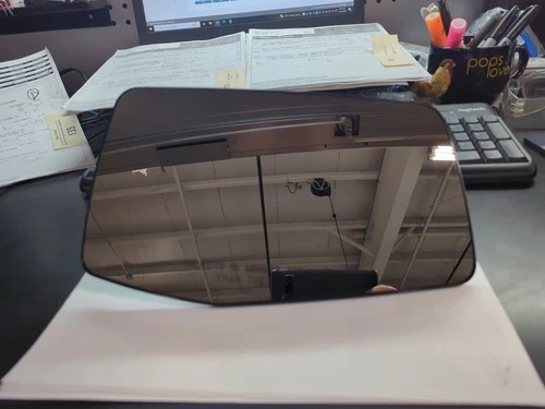 Passenger Mirror Glass W/Heating, Non Blind Spot 2019-2024 Sierra Silverado 1500