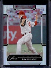 2024 Panini Three and Two Roy Halladay Holo Silver #/49 Phillies