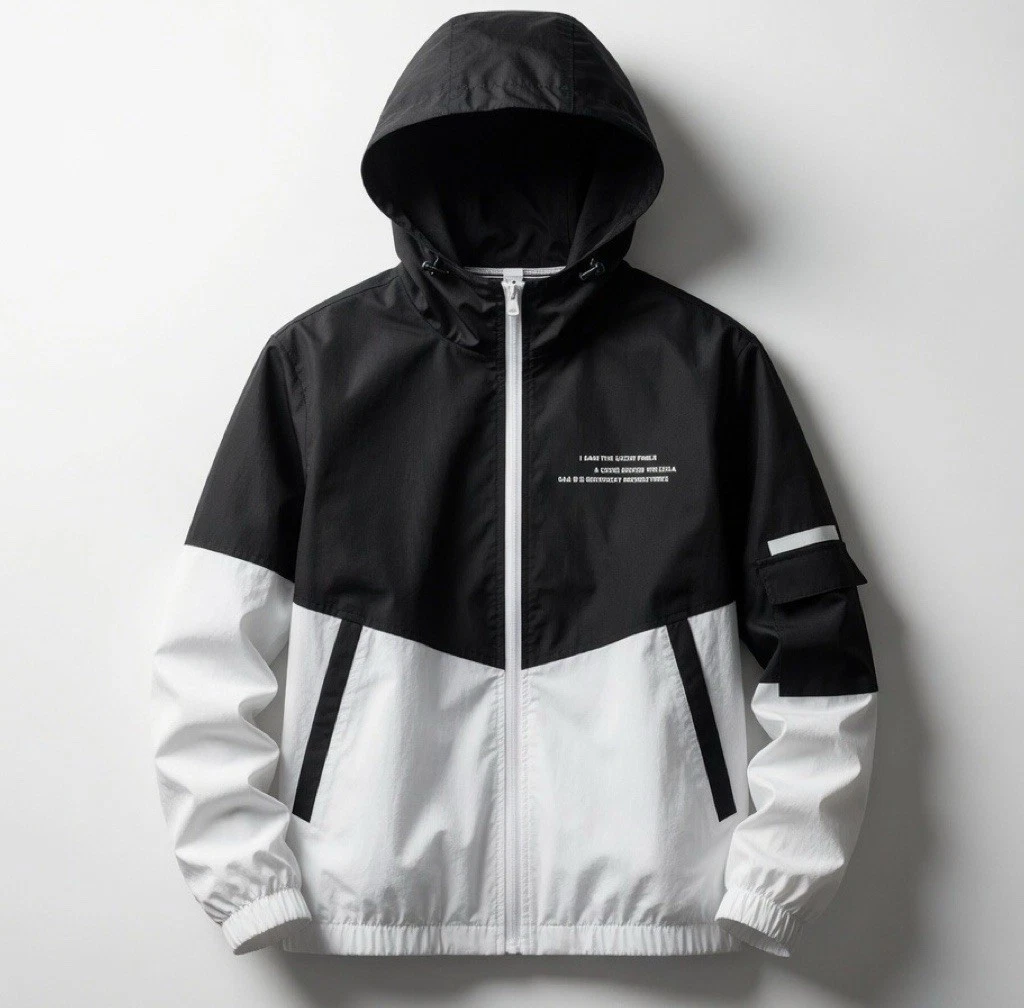 Men's Lightweight Water Resistant Button Up Windbreaker Coach Jacket
Opens in a new window or tab