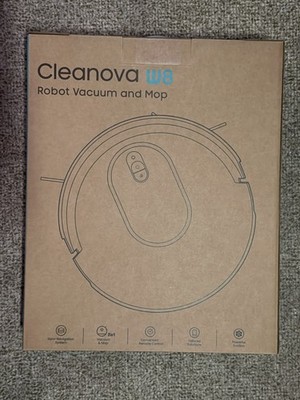 Cleanova W8 Robot Vacuum and Mop | App/Alexa/Fernbedienung | Neu Eingeschweißt