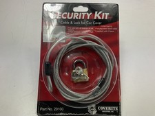 Coverite 20100 Car Cover Security Anti-theft Kit Cable Pad Lock W 2 Keys Coverite 20100 Car Cover Security Anti-theft Kit Cable Pad Lock W 2 Keys