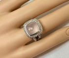 DAVID YURMAN ALBION SILVER MOON QUARTZ DIAMOND ICE RING Size 6 — photo 8