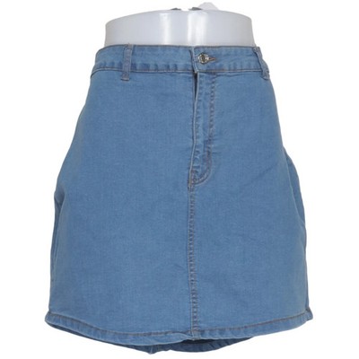 Don't Think Twice, Jeansrock, Größe: 48, Blau, Baumwolle/Elasthan/Polyester #UEO