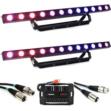 Chauvet DJ COLORband Pix ILS LED Strip Light Fixture Pair Bundle