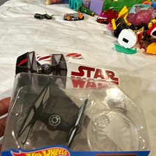 Hot Wheels Starships Star Wars First Order TIE Fighter w/ Flight Stand (2015)