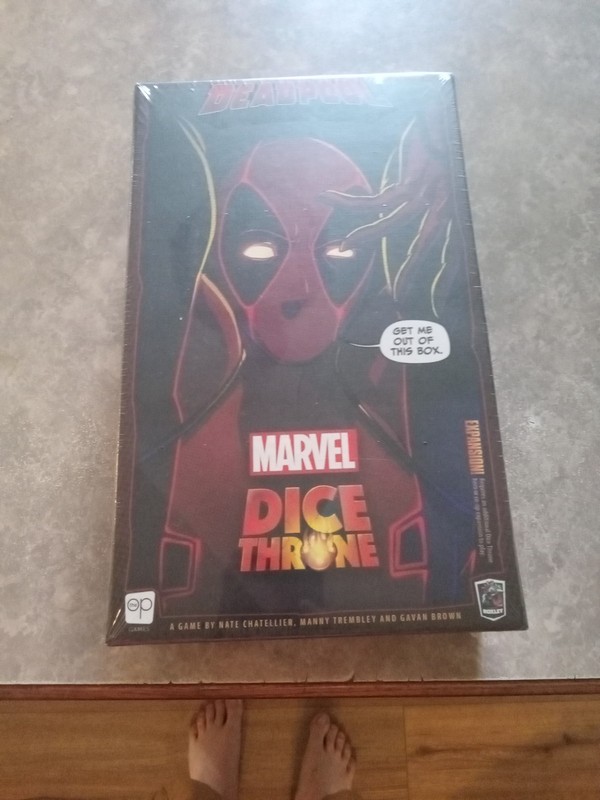 Marvel Dice Throne: Deadpool Deluxe Edition New In Plastic